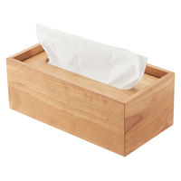 【まとめ買いセット】無印良品 木製ティシューボックス 箱ティシュー用 内寸約幅24.5×奥行12×高さ9cm 1セット（1個×6）