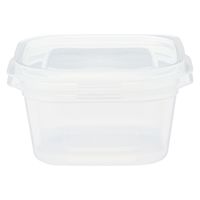 【まとめ買いセット】無印良品 蓋をしたままレンジで使えるフードコンテナ 正方形630mL 1セット（1組（2個入）×20）