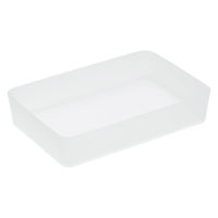 【まとめ買いセット】無印良品 ポリプロピレン整理ボックス3 約幅17×奥行25.5×高さ5cm 1セット（1個×24） 良品計画