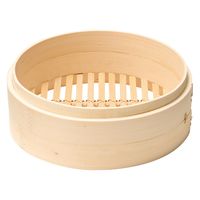 【まとめ買いセット】無印良品 竹材 蒸篭（せいろ） 本体 深型 大 約直径23×高さ8cm 1セット（1個×6） 良品計画