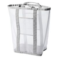 【まとめ買いセット】無印良品 ナイロンメッシュランドリーバッグ 大 1セット（1個×5） 良品計画