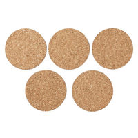 【まとめ買いセット】無印良品 コルク コースター 5枚組 約直径9.5cm 1セット（1個（5枚組）×20） 良品計画