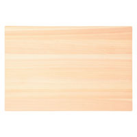 【まとめ買いセット】無印良品 ひのき調理板 薄型 大 約幅36×奥行24×厚さ1.5cm 1セット（1枚×6） 良品計画