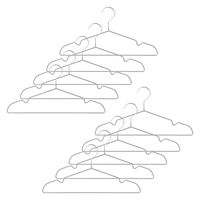 【まとめ買いセット】無印良品 すべりにくいハンガー 約幅41cm 10本組 1セット（1個（10本組）×20） 良品計画