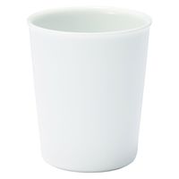 【まとめ買いセット】無印良品 白磁洗面コップ 約直径6.8×高さ8cm 1セット（1個×12） 良品計画