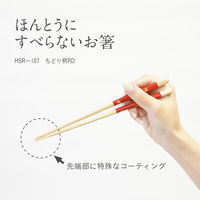 箸 ほんとうにすべらないお箸 ちどり柄RD 介護 高齢者 1膳
