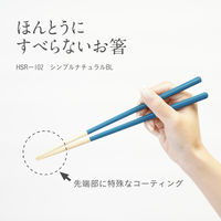 箸 ほんとうにすべらないお箸 シンプルナチュラルBL 介護 高齢者 1膳