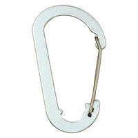 アーテック SD-38 アルミカラビナ シルバー 46806 1セット(1個×5)（直送品）