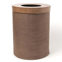 ごみ箱　リサイクルペーパーダストBOX(HOUSEHOLD GOODS) ブラウン横シマ studio CLIP