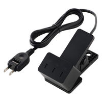 エレコム USB充電器 クリップ型 1.5m PD 67W USBーC×3 黒 EC-AC11767BK 1個