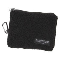 ボアスクエアポーチ ブラック LAKOLE/ラコレ