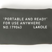 ポーチ　撥水 WRミニスライドポーチ カーキ LAKOLE/ラコレ