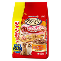 グランデリ ふっくら仕立て 食べやすい超小粒 ジャンボパック 国産 2.9kg（小分け6袋）2袋 ユニ・チャーム ドッグフード