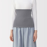 無印良品 レディース 婦人 あったか綿 はらまき 婦人Ｌ ミディアムグレー 良品計画