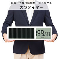 キングジム ビジュアルバータイマー 大型 シロ VBT100-W 1台