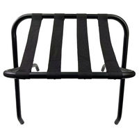 三和 バゲージラック マットブラック CT-7307 1箱(4個入)（直送品）