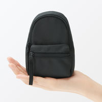 無印良品 ミニ 撥水リュックサック 黒 タテ１２×ヨコ９×マチ４．５ｃｍ 良品計画