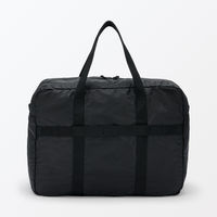 無印良品 たためる 撥水 横型ボストンバッグ 黒 タテ３４×ヨコ４４×マチ２１ｃｍ 良品計画