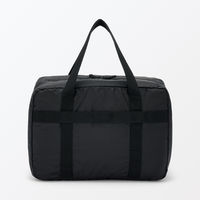 無印良品 たためる 撥水 旅に便利なボストンバッグ 黒 タテ２５×ヨコ３６×マチ２３ｃｍ 良品計画