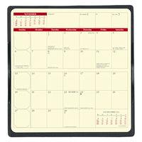 【2026年度1月始まり】ダイアリー クオバディス ビソプランプレステージ　クラブ　手帳 見開き１ヶ月 レッド 1冊（直送品）