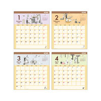 【2026年度版カレンダー】サンスター文具 ウォールカレンダースクエア　ムーミン S8521387 1個