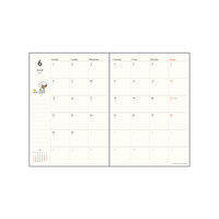 【2026年度版手帳】サンスター文具 手帳月間B6カバー　スヌーピー　テディベア S2958813 1個