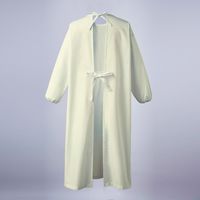 住商モンブラン 男女兼用 袖付エプロン イエロー 84-305 L 1枚