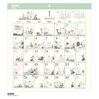 【アウトレット】【2026年度版カレンダー】アートプリントジャパン 26CL/165 コミックデザイン/ムーミン 1冊