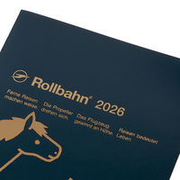 【2026年度版手帳】DELFONICS（デルフォニックス） ロルバーンノートダイアリーポニーA5 ブラック 160084105 1冊