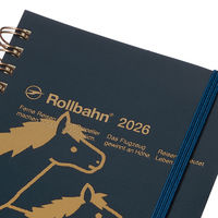 【2026年度版手帳】DELFONICS（デルフォニックス） ロルバーンダイアリーポニーM ブラック 160024105 1冊