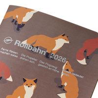 【2026年度版手帳】DELFONICS（デルフォニックス） ロルバーンノートダイアリーアニマルB6 ブラウン 160089168 1冊