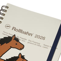 【2026年度版手帳】DELFONICS（デルフォニックス） ロルバーンダイアリーポニーL クリーム 160025200 1冊