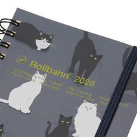 【2026年度版手帳】DELFONICS（デルフォニックス） ロルバーンダイアリーアニマルM ブルーグレー 160030311 1冊