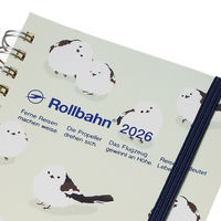 【2026年度版手帳】DELFONICS（デルフォニックス） ロルバーンダイアリーアニマルM ミント 160030281 1冊