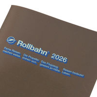 【2026年度版手帳】DELFONICS（デルフォニックス） ロルバーンノートダイアリードロップB6 ブラウン 160073168 1冊