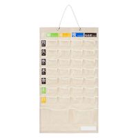 アスクル お薬カレンダー1週間用 ポケット付き　マチあり　１セット（3枚入） オリジナル