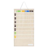 アスクル お薬カレンダー1週間用 ポケット付き　マチなし　１セット（6枚入） オリジナル