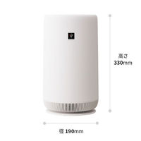 シャープ（SHARP） プラズマクラスター小型空気清浄機 スタンダードモデル 最大6畳（空気清浄） FUSC01W 1台（わけあり品）