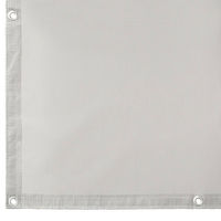 現場のチカラ　モリリン　メッシュシート（防炎II類） MRMー802　1.8x3.6m　グレー 1枚 オリジナル（わけあり品）