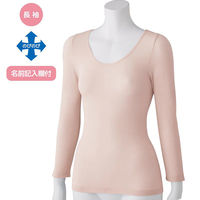 ディーエーピー のびのびラクラク長袖インナー ブラック M~L W0180038021 1枚（直送品）