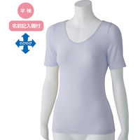 ディーエーピー のびのびラクラク半袖インナー ラベンダー L~LL W0180038912 1枚（直送品）
