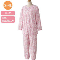 ディーエーピー ホック天竺パジャマ ピンク L W018006092 1着（直送品）