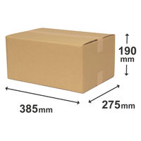 ノーブランド 底面B4 100サイズ ダンボール CB04-0010-AS 4573639424203 1セット(10枚入)（直送品）