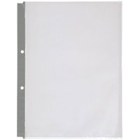 リヒトラブ(LIHIT LAB.) ルポ・リーンフォース・クリヤーポケット2穴 A4 台紙無し N2208 1袋（50枚入）（わけあり品）