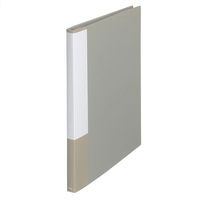 プラス　スーパーエコノミークリアーファイル　A4タテ　20ポケット　グレー　固定式　FC-122EL　88420（わけあり品）