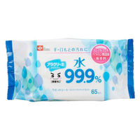 ウェットティッシュ 除菌シート レック アラクリーネ 激落ちくん 水99.9％ウエットシート 1セット（65枚×8個）（わけあり品）