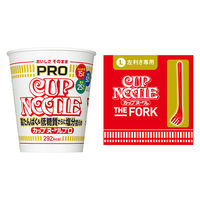 [フォーク付き]日清食品 カップヌードル PRO（プロ）３個＋カップヌードル専用フォーク（左利き用）付きセット