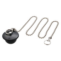 カクダイ ガオナ お風呂用ゴム栓 TOTO THY430 補修用 クサリ付き 長さ65cm 交換用 フタ 水漏れ改善 GA-FQ031 1個（直送品）