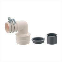 カクダイ ガオナ 洗濯機排水トラップ用エルボ 交換 経年劣化 紛失 排水ホース接続 日本製 GA-LF062 1個（直送品）