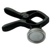 WECK スプリングクランプ磁石式 WF-003BK 1個（直送品）